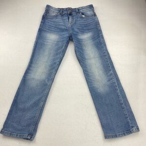 Cat & Jack Boys Jeans Size 14 Straight Leg Stretch Denim Blue